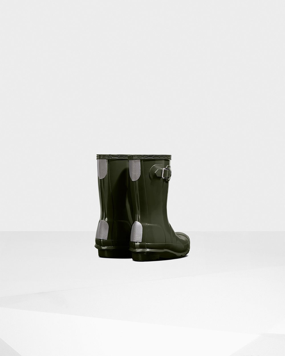 Botas De Agua Original Little Gloss Hunter Niños - Verde Oscuro Oliva - 861735KSJ